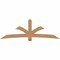 Ekena Millwork Davenport Timber Gable Bracket, Western Red Cedar, 96"W x 32"H x 3 1/2"D x 5 1/2"F, 8/12 Pitch GBW096X32X0406DAV00SWR - alternate 1
